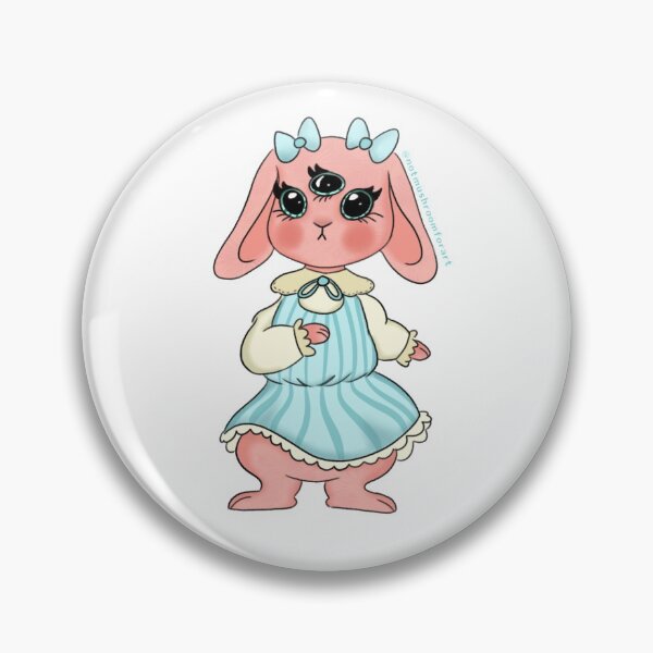 Item preview, Three eyed bunny  designed and sold by mushroomforart.