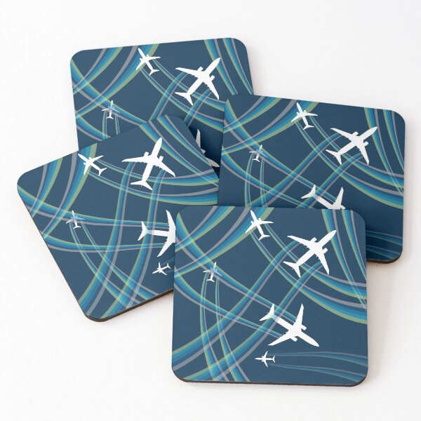 Item preview, Navy Aurora plane design designed and sold by JAWSCreatives.