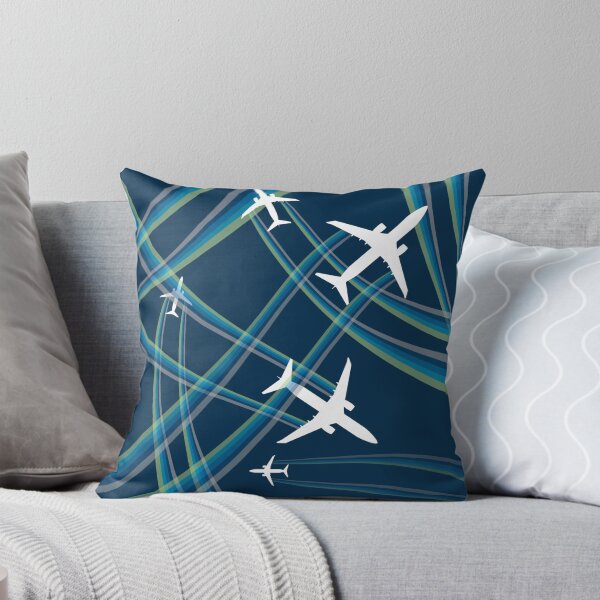 Item preview, Navy Aurora plane design designed and sold by JAWSCreatives.