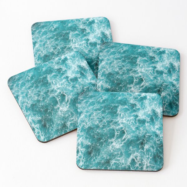 Item preview, Ocean Blue and White Water Waves designed and sold by Britt's Addiction.