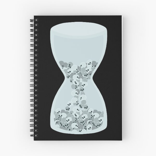 Item preview, Time Is Running Out (Skulls In An Hourglass) designed and sold by inatorinator.