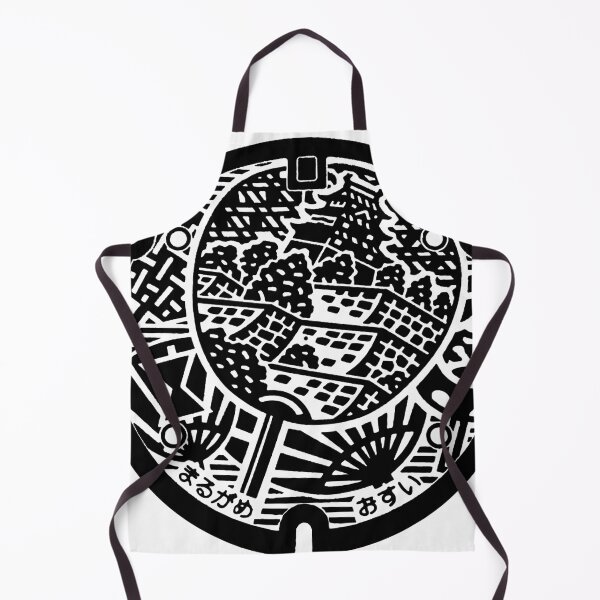 Item preview, Japanese castle ceremony on manhole designed and sold by mattraski.