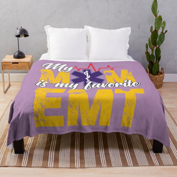 Item preview, MY MOM IS MY FAVORITE EMT - PROUD OF MY EMERGENCY TECHNICIAN QUOTE designed and sold by PhillDaPhlava.