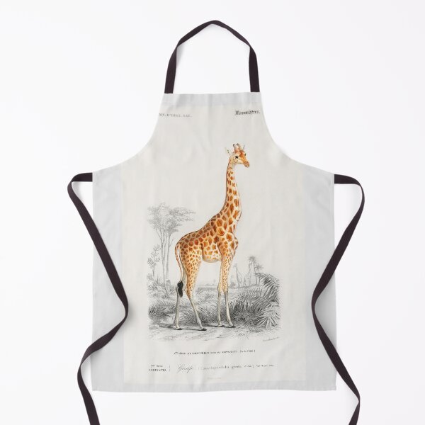 Item preview, Giraffe Lovers. Giraffe (Giraffa camelopardalis) illustration wall art print and poster. designed and sold by janicerafael.