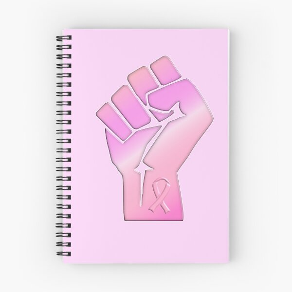 Item preview, Breast Cancer Awareness Ribbon (Fist) designed and sold by AbsurdlyEpic.