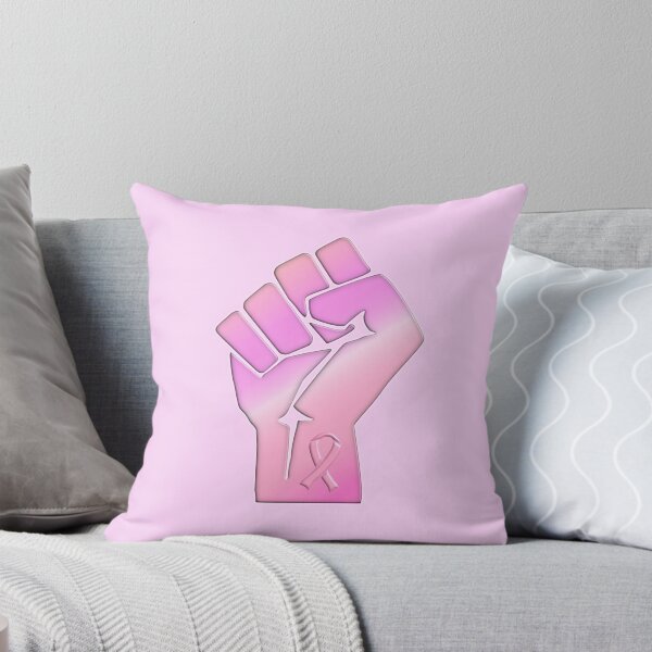 Item preview, Breast Cancer Awareness Ribbon (Fist) designed and sold by AbsurdlyEpic.