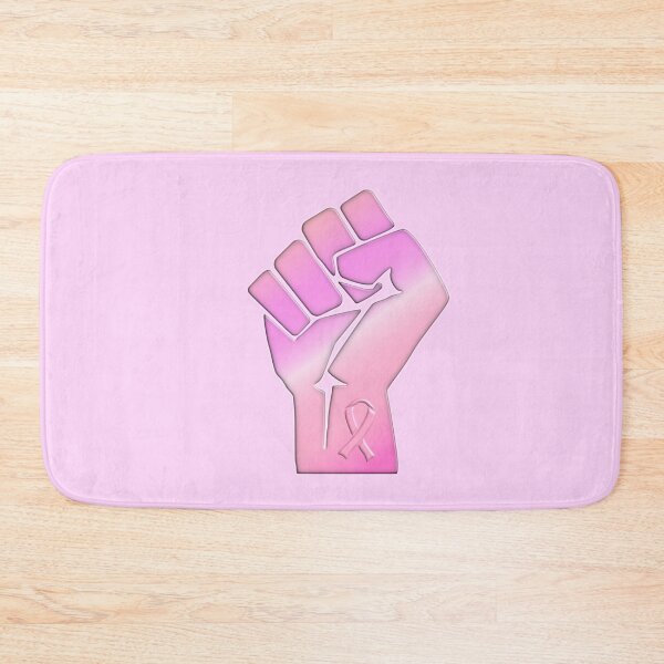 Item preview, Breast Cancer Awareness Ribbon (Fist) designed and sold by AbsurdlyEpic.