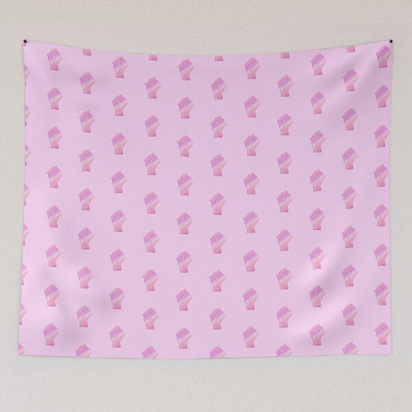 Item preview, Breast Cancer Awareness Ribbon (Fist) designed and sold by AbsurdlyEpic.