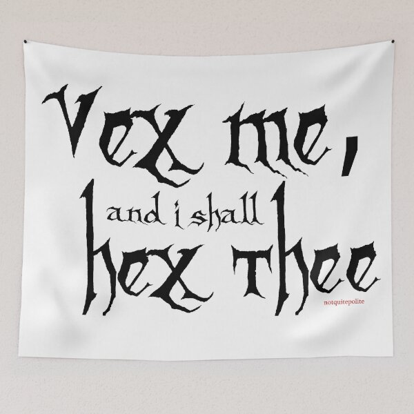 Item preview, Vexing needs a good hexing designed and sold by notquitepolite.