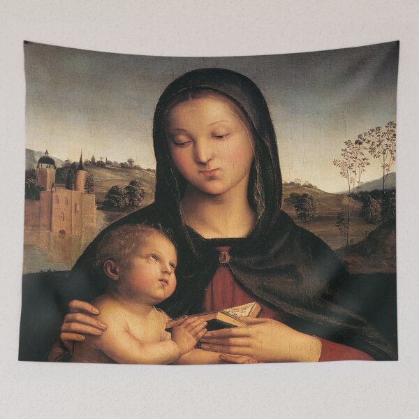 Item preview, Raphael's Madonna and Child with the Book designed and sold by mosfunky.