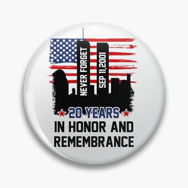 Item preview, 20 Years In Honor And Remembrance, September 11th Patriot Day, American Never Forget 9-11 designed and sold by HarveyJade.