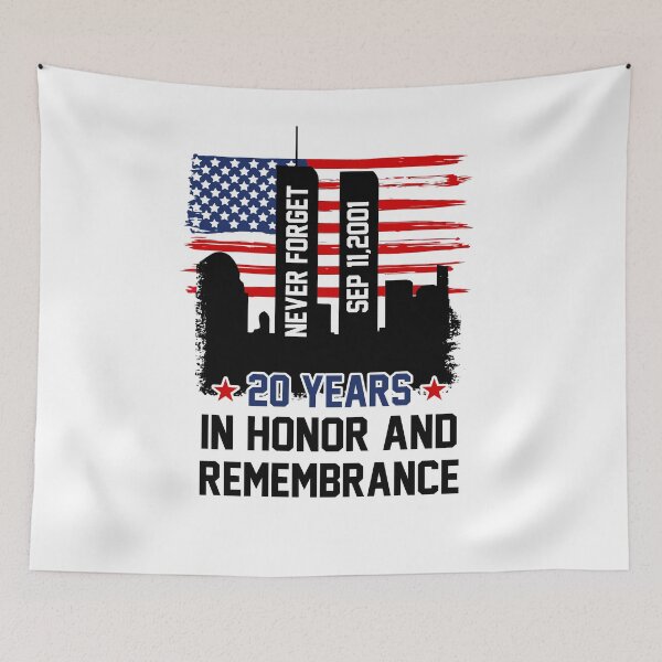 Item preview, 20 Years In Honor And Remembrance, September 11th Patriot Day, American Never Forget 9-11 designed and sold by HarveyJade.