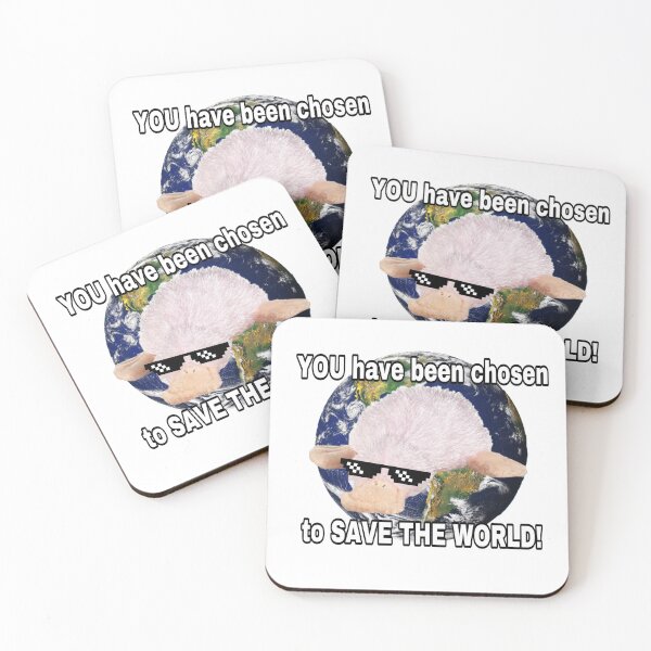 Item preview, Webkinz waddles YOU have been chosen to save the world meme designed and sold by dyslsexyia.