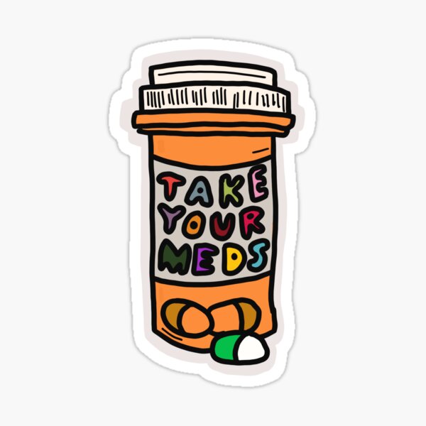 Happy Pills Sticker