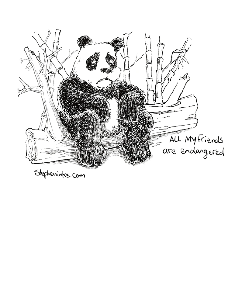 Thumbnail 4 of 4, Boxy T-Shirt, Endangered designed and sold by stepheninks.