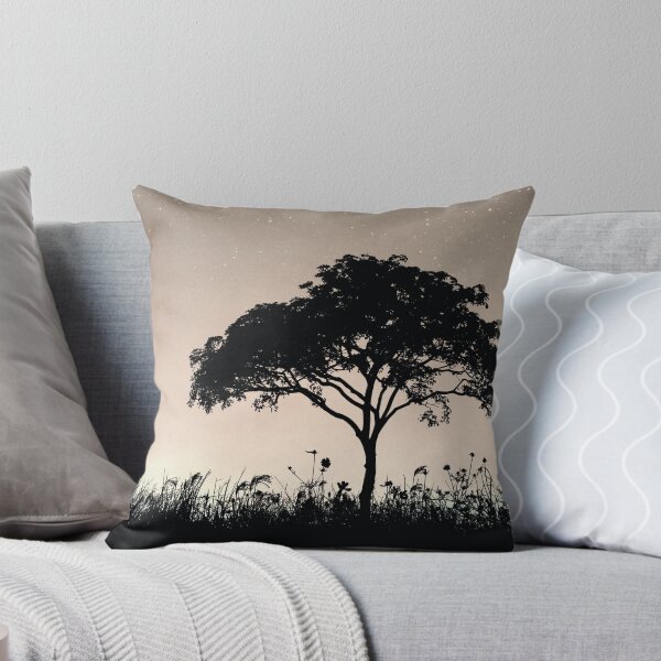 Item preview, Peaceful Nocturnal Landscape Yellow designed and sold by MurmeliDesign.