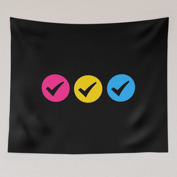 Item preview, Checkmarks. Pansexual Pride Flag. Pansexual Pride designed and sold by Subtle Pride Shop.