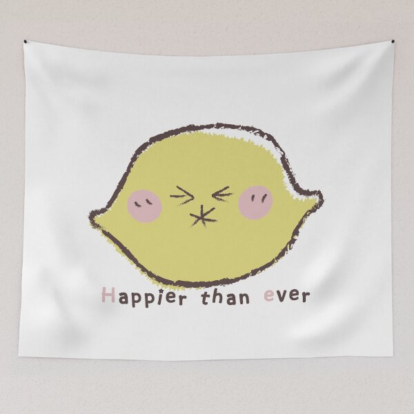 Item preview, happier than ever, Lemon character designed and sold by Queengood.