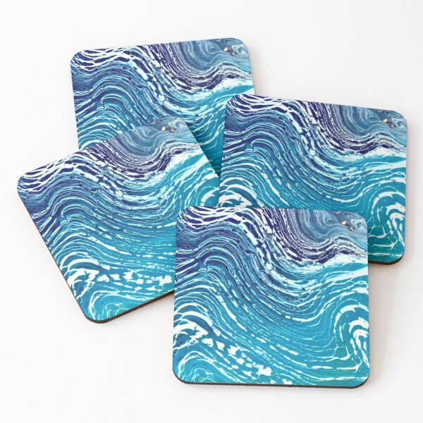 Item preview, Wavy Water designed and sold by playfulpuffin.