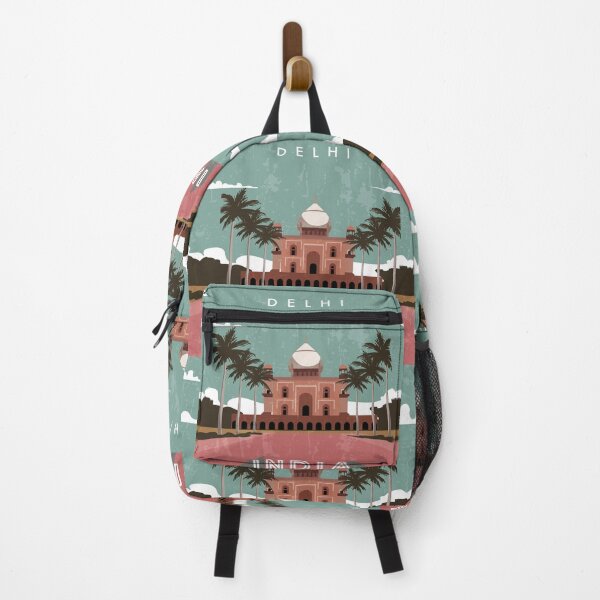 Item preview, Delhi, India - Retro travel minimalistic poster designed and sold by GreekTavern1979.
