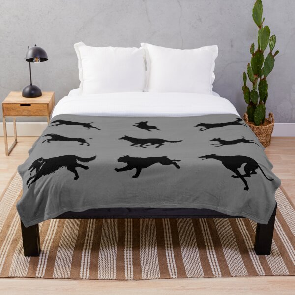 Item preview, Dogs Running Silhouettes designed and sold by figtreeworks.