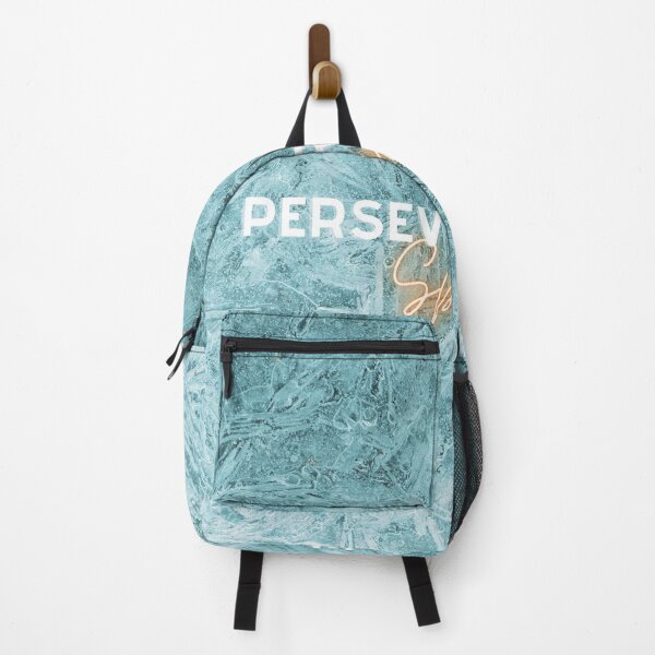 Item preview, Inspirational quote perseverance sparkles blue frozen water designed and sold by Lizzysszhou.