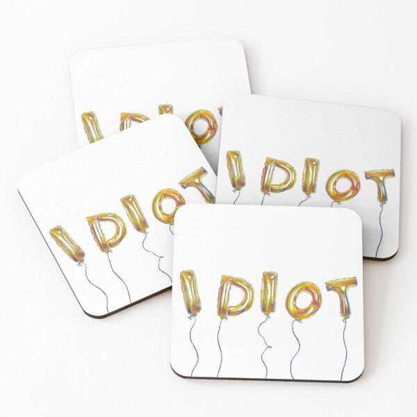 Item preview, Idiot Metallic Balloons designed and sold by seascallop.
