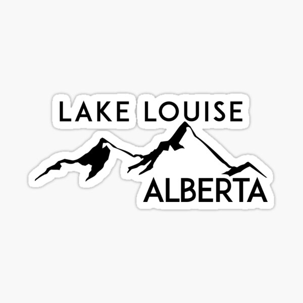 LAKE LOUISE ALBERTA CANADA SKIING MOUNTAINS SNOWBOARDING BANFF Sticker