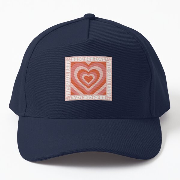 John 13:35 Design- (Orange and Pink) Baseball Cap