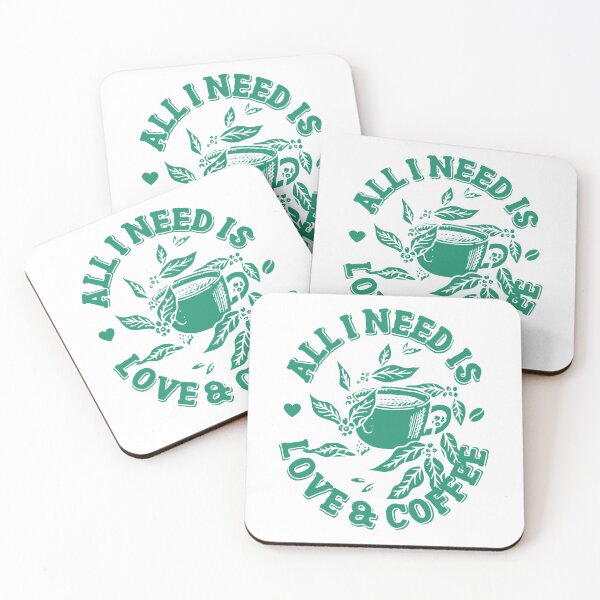 Item preview, All I Need Is Love And Coffee, Coffee Lover, Green designed and sold by anghelapparel.