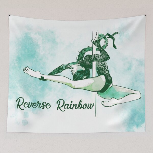 Item preview, Watercolor Exotic Pole Dancer | Reverse Rainbow designed and sold by Leiratorii.