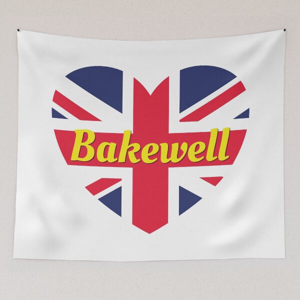 Item preview, Bakewell England UK British Union Flag Heart (White) - Bakewell designed and sold by DPattonPD.
