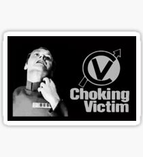 Choking Victim Sticker