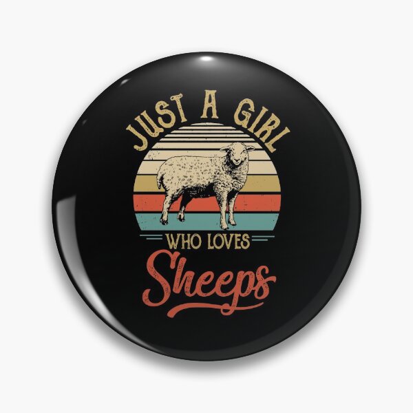 Item preview, Just A Girl Who Loves Sheeps Cute Vintage Sheeps Girl designed and sold by KAYLAELSIE.