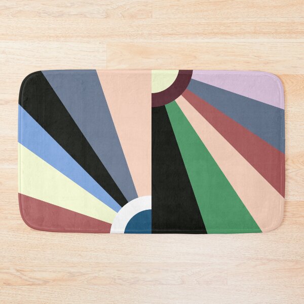 Item preview, Offset Retro Sunset Rainbow 2 designed and sold by MaryJaneRC.