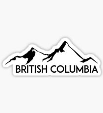 BRITISH COLUMBIA CANADA SKIING SNOWBOARDING MOUNTAINS SKI Sticker