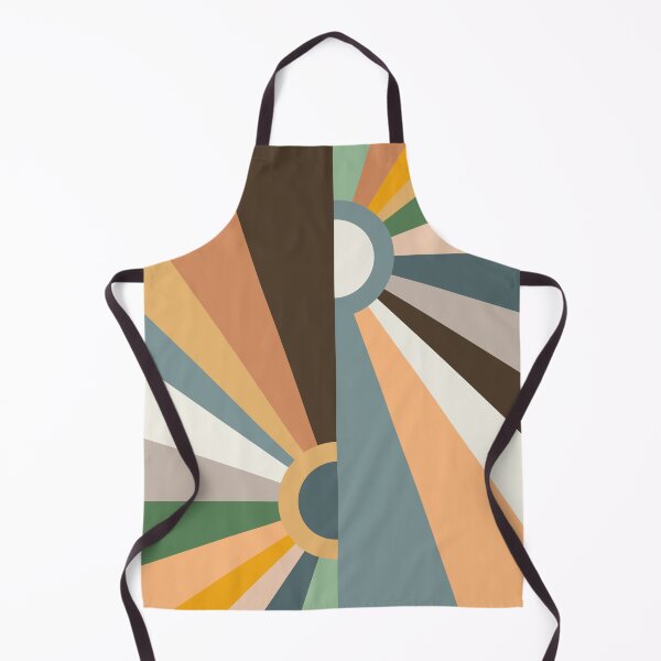 Item preview, Offset Retro Sunset Rainbow 5 designed and sold by MaryJaneRC.