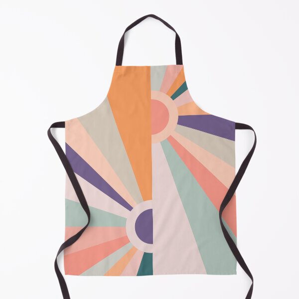Item preview, Offset Retro Sunset Rainbow 7 designed and sold by MaryJaneRC.