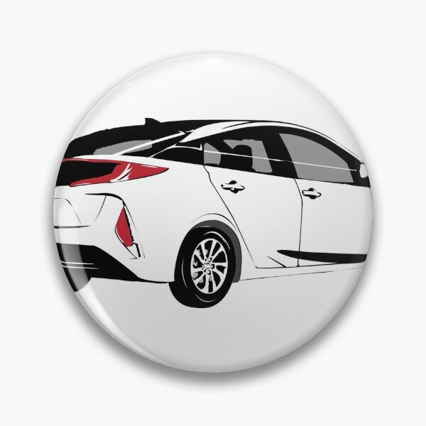 Artikelvorschau, Toyota Prius Auto Design Weißer Aufkleber entworfen und verkauft von anjanaartz.