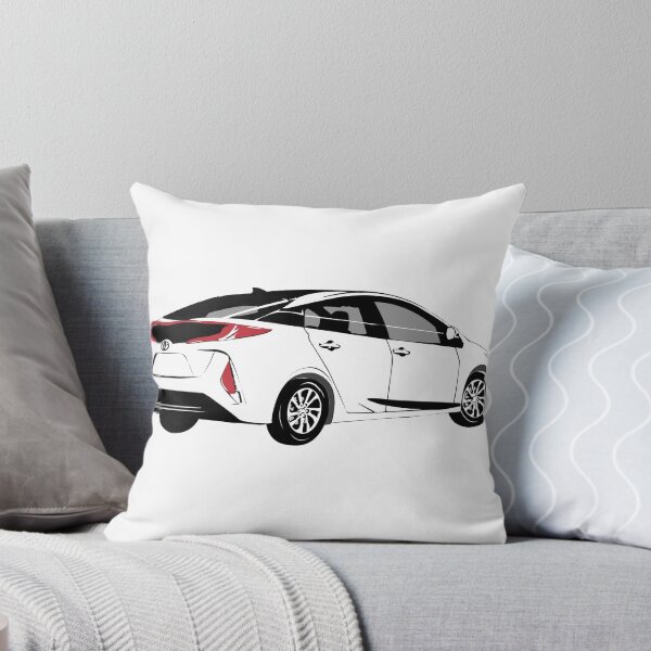 Item preview, Toyota Prius Car Design White Sticker designed and sold by anjanaartz.