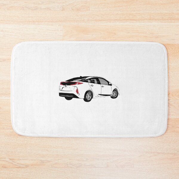 Item preview, Toyota Prius Car Design White Sticker designed and sold by anjanaartz.