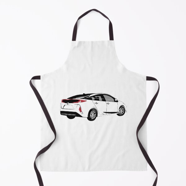 Item preview, Toyota Prius Car Design White Sticker designed and sold by anjanaartz.