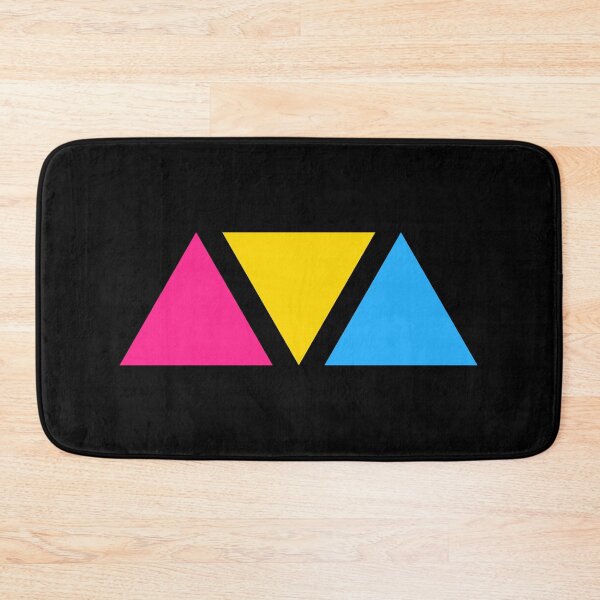 Item preview, Triangles. Pansexual Pride Flag. Subtle Pansexual Pride designed and sold by Subtle Pride Shop.
