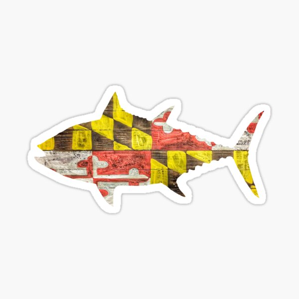 MARYLAND Fish Decals - Maryland Decals Stickers Magnets & Hats