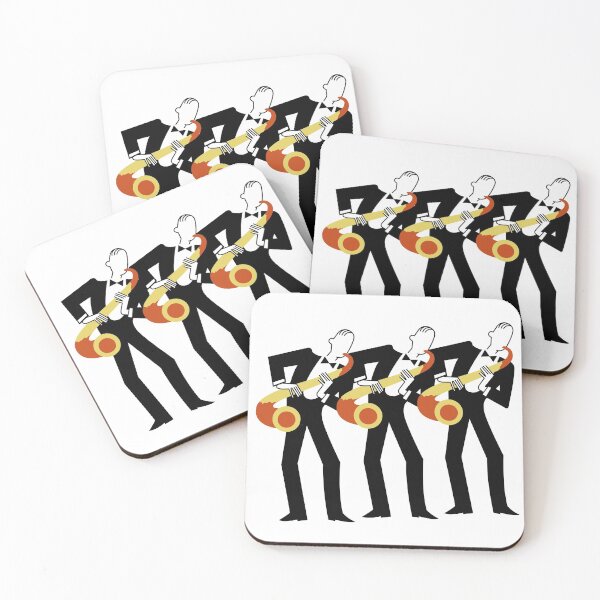 Item preview, Jeeves and Wooster Saxophone Players from P.G. Wodehouse designed and sold by Beetle-Indust.