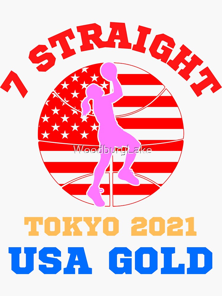 "Team Usa 2021 Olympics Womens Basketball" Sticker for Sale by