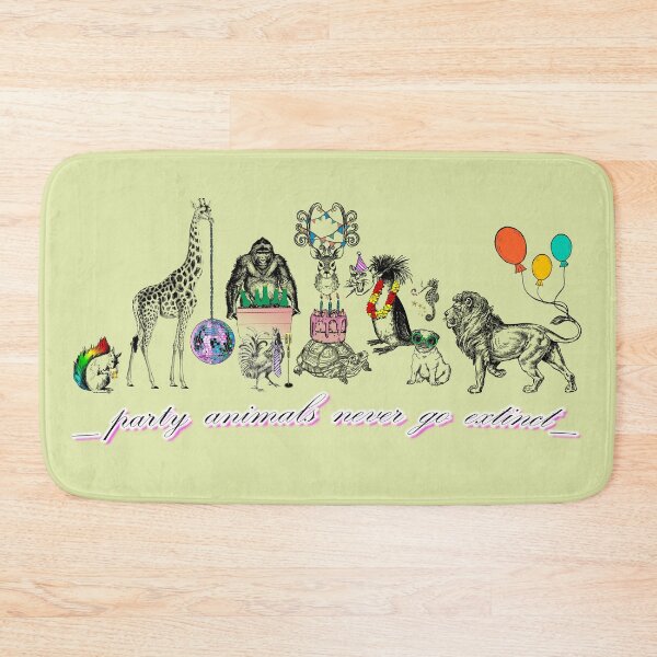 Item preview, PARTY ANIMALS NEVER GO EXTINCT _ CREW designed and sold by PagotoCaroto.