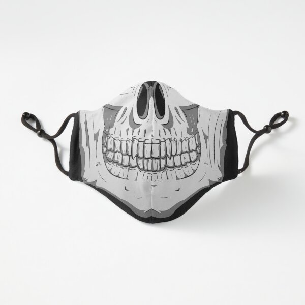 Skull Face Mask Fitted 3-Layer
