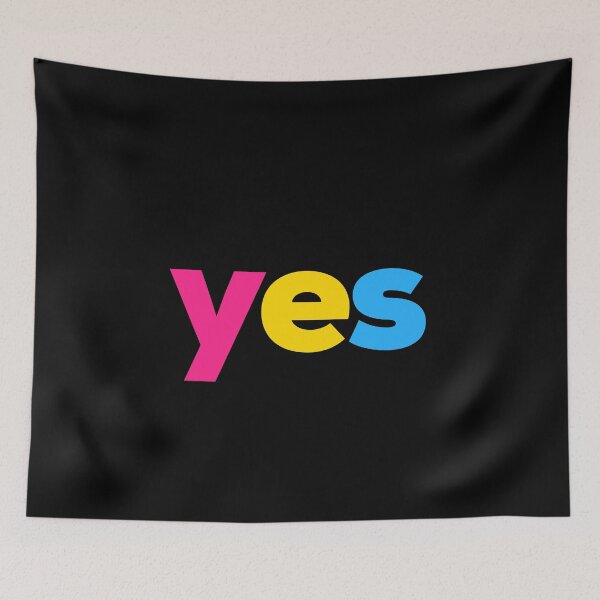 Item preview, Yes. Pansexual Pride designed and sold by Subtle Pride Shop.