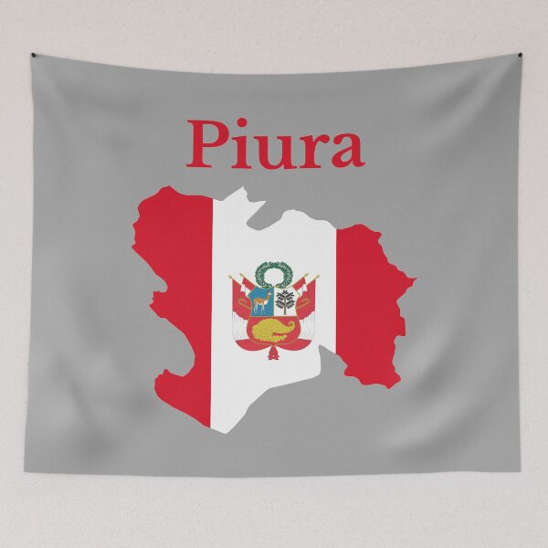 Item preview, Piura Department Map Design, Peru designed and sold by marosharaf.